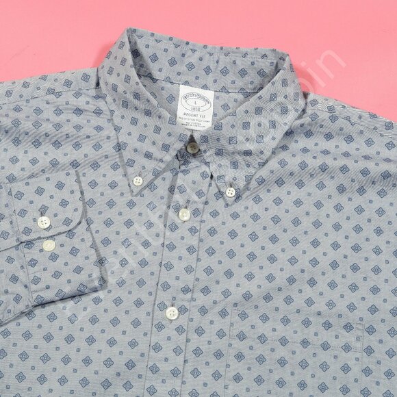 Brooks Brothers Other - Brooks Brothers Regent Floral Print Oxford OCBD Sport Shirt in Blue Size…